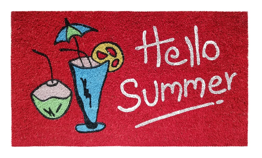 Image 97: Zerbino in cocco con retro antiscivolo