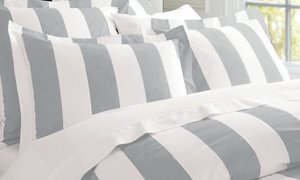 Oxford Stripe 100% Egyptian Cotton Quilt Cover Set