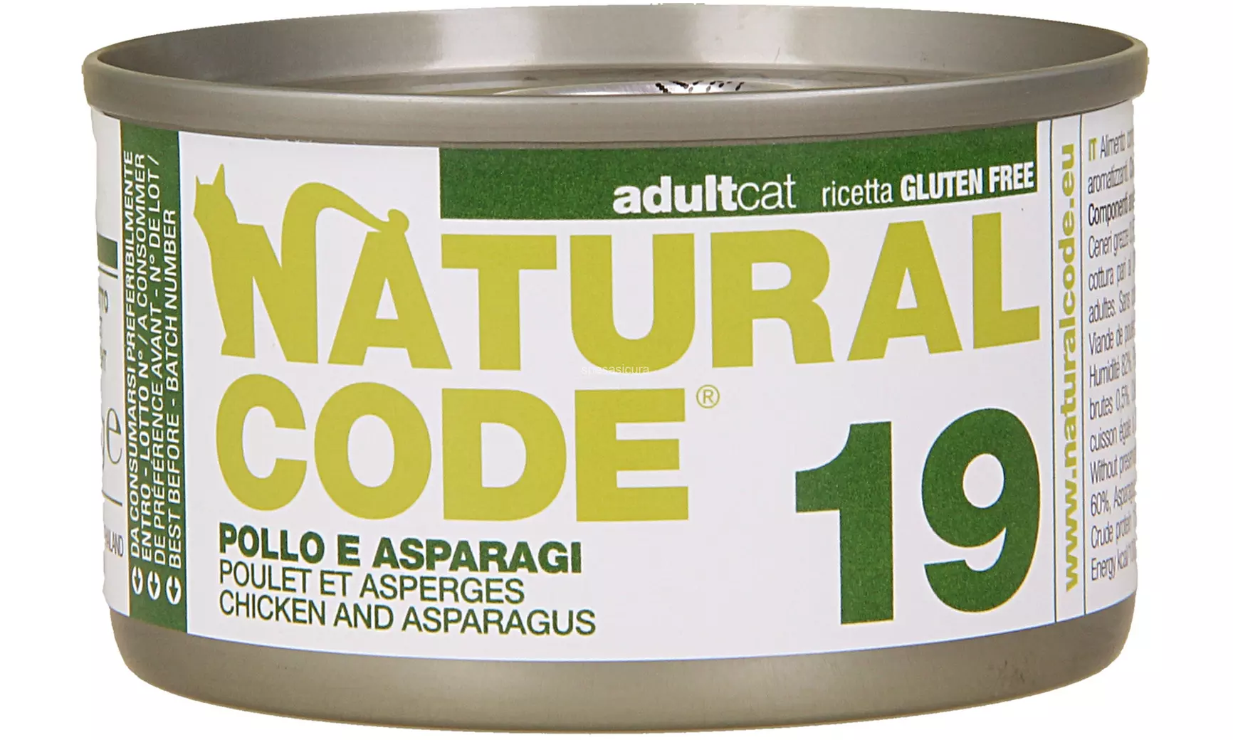 Set da 24 lattine di cibo per gatti Natural Code
