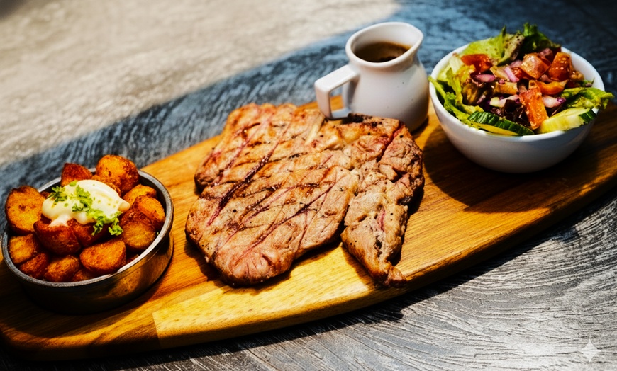 Image 3: Share a 20oz Sirloin, Raise a Glass, Make It a Night 