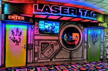 One Game of Laser Tag for Up to Four People and Two $30 Arcade Credits: Redeemable Sunday-Friday Only - Lazer X