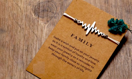 Bracelet réglable avec charm inspirant