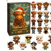 Image 2: 2D Alpine Cow Christmas Advent Calendar