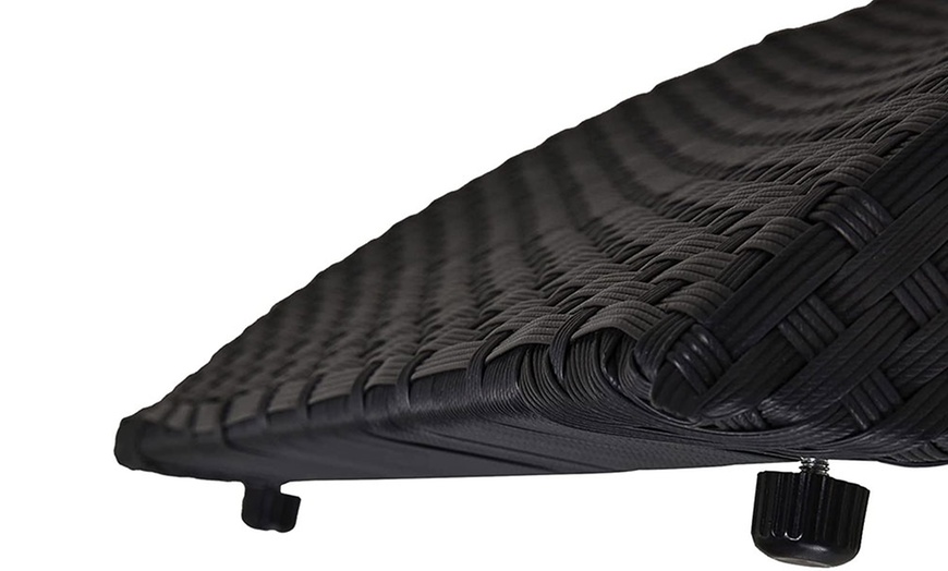 Image 5: Outsunny Rattan Sun Lounger in choice of colours 