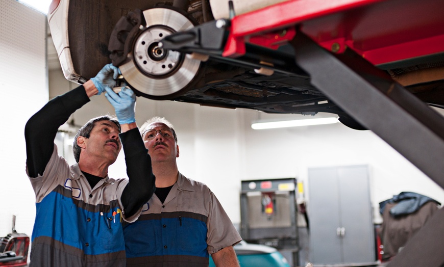 Image 1: Brake Inspection or Air Filter Replacement for Better Performance 