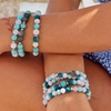 Image 2: Bracelet en pierres naturelles et acier inoxydable de Foresto Antibes