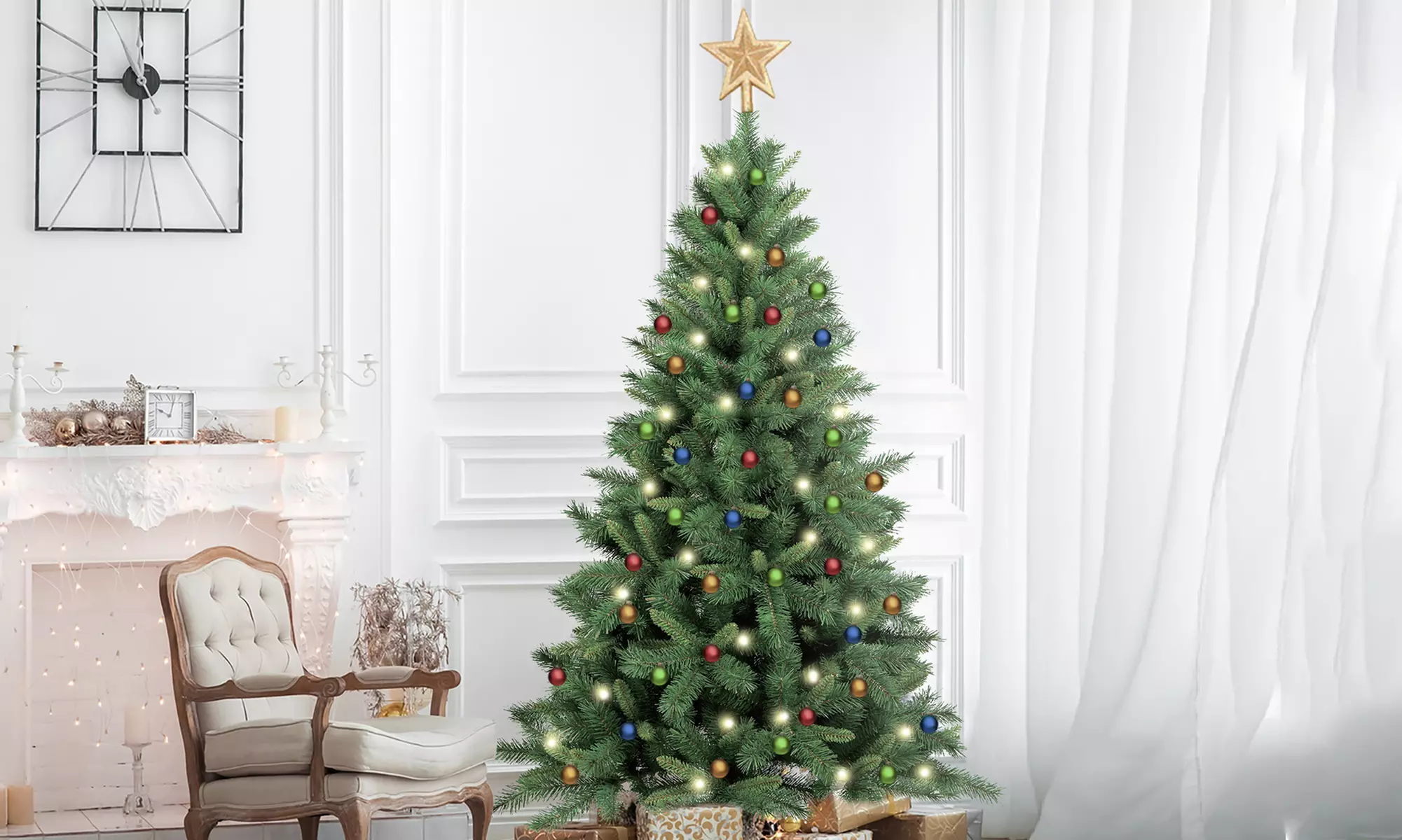 Albero di Natale ''Ciao'', estremamente folto e disponibile in 3 misure - Primary Image