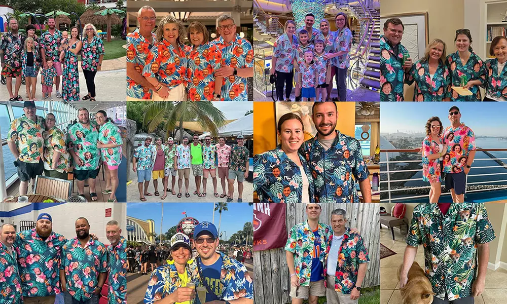 Personalized and Stylish Family Hawaiian Shirt Packs!