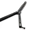 Image 4: Stainless Steel Butterfly Balisong Comb Trainer Training Knife Dull Tool US