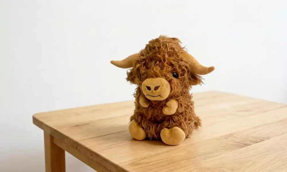 Highland Cow Breathing Plush Sleep Buddy
