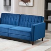 Image 8: HomCom Three Seater Sofa-Bed