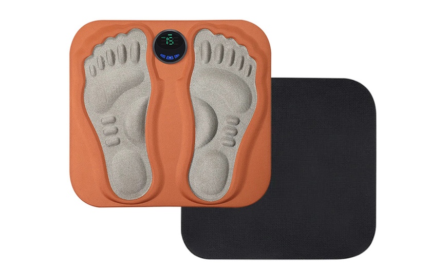 Image 6: Electronic Foot Massager Mat, 3D Comfort Design with LCD Screen