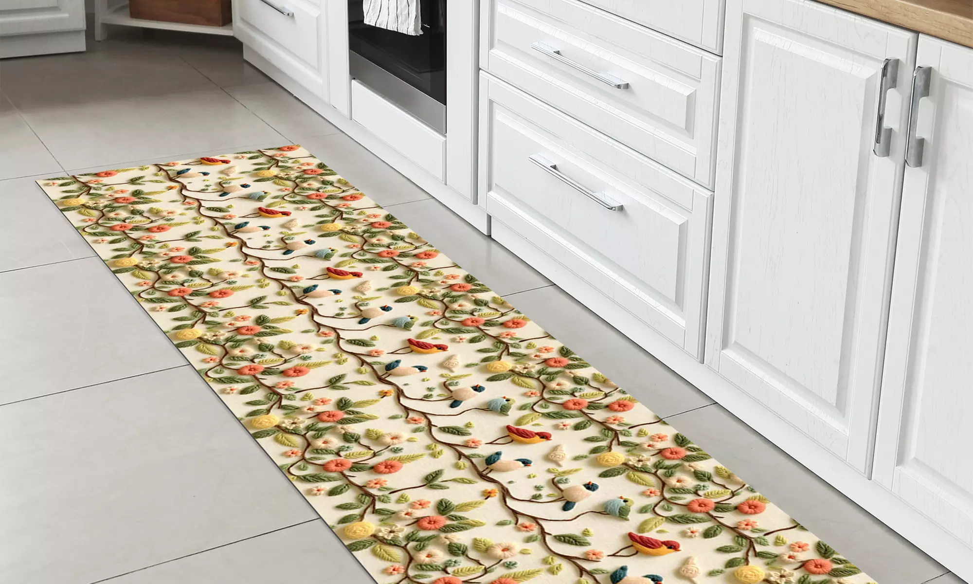 Alfombra larga estampada de PVC con impresión digital