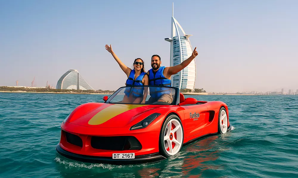 20–30 Min Jet Car Ride or Flyboard Combo with Burj Al Arab View by Fun Beach Water Sports Dubai - Up to 25% Off - Image 4