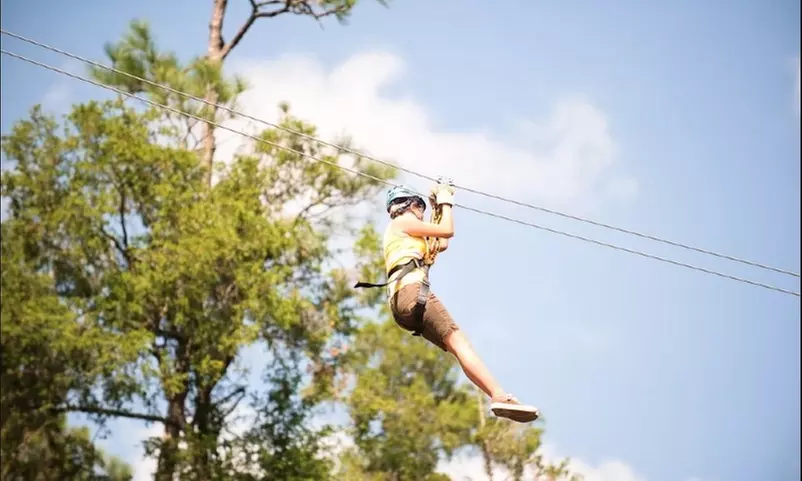 Up to 37% Off Zipline Tour at Adventures Unlimited