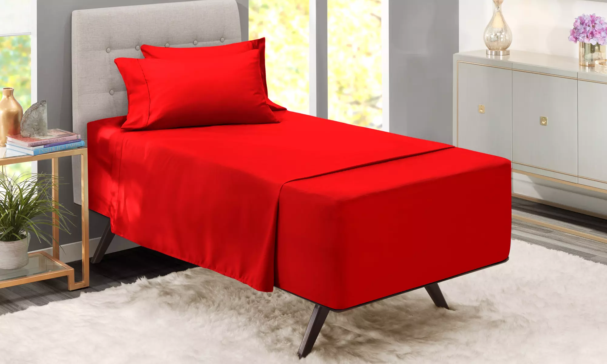 Nestl Extra Deep Pocket Sheets - 18-24 Inch Fitted Bed Sheet Set - 6 Piece