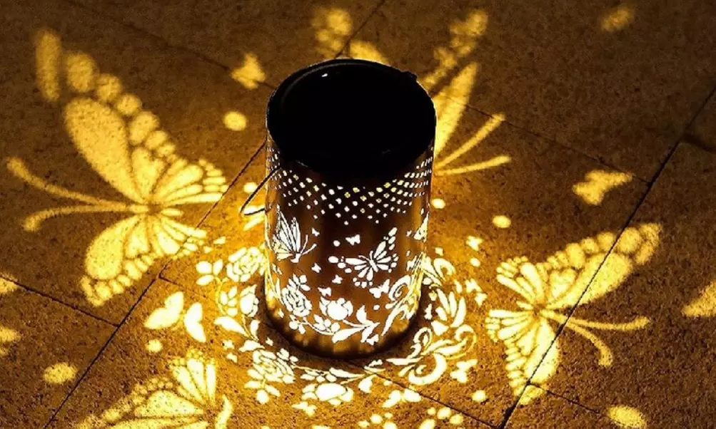 One or Two Solar-Powered Butterfly Lights