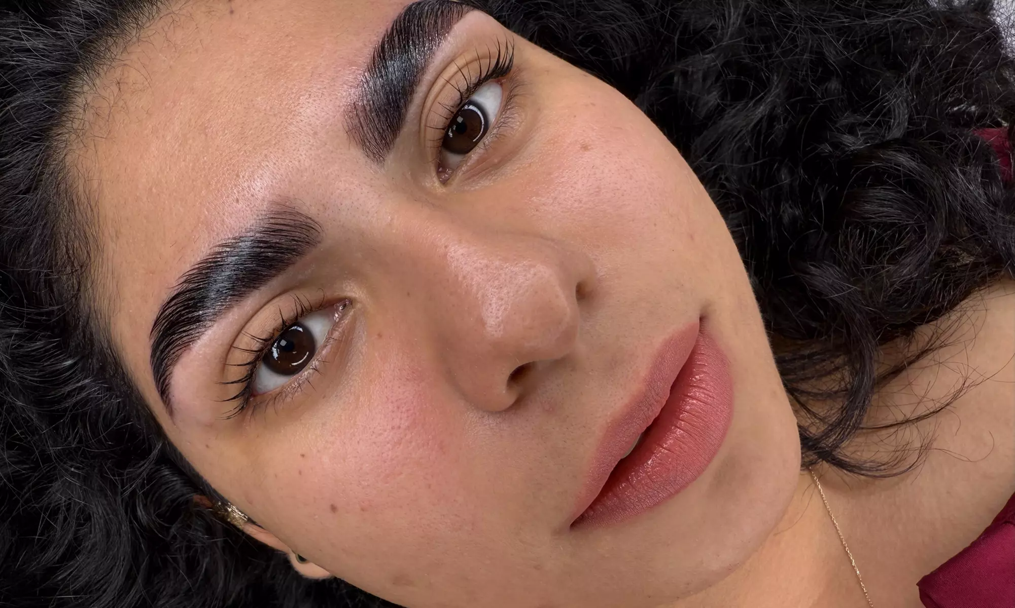 Lash Lifting With Tint And Brow Lamination For Defined Look