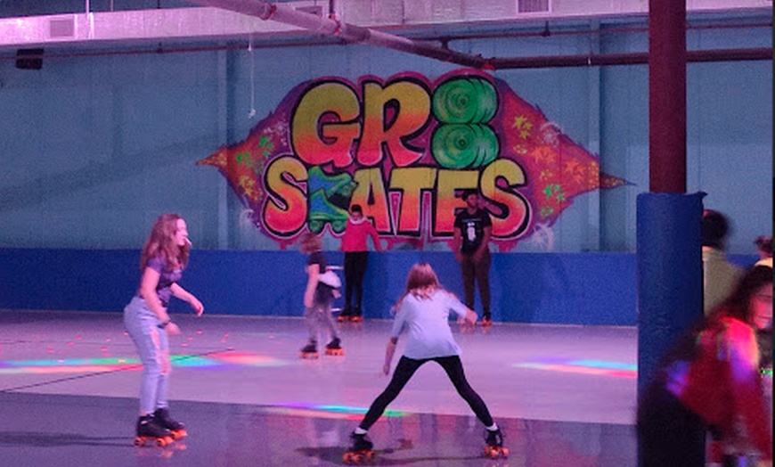 Image 1: Up to 42% Off Roller Skating and Arcade Packages at Gr8Skates