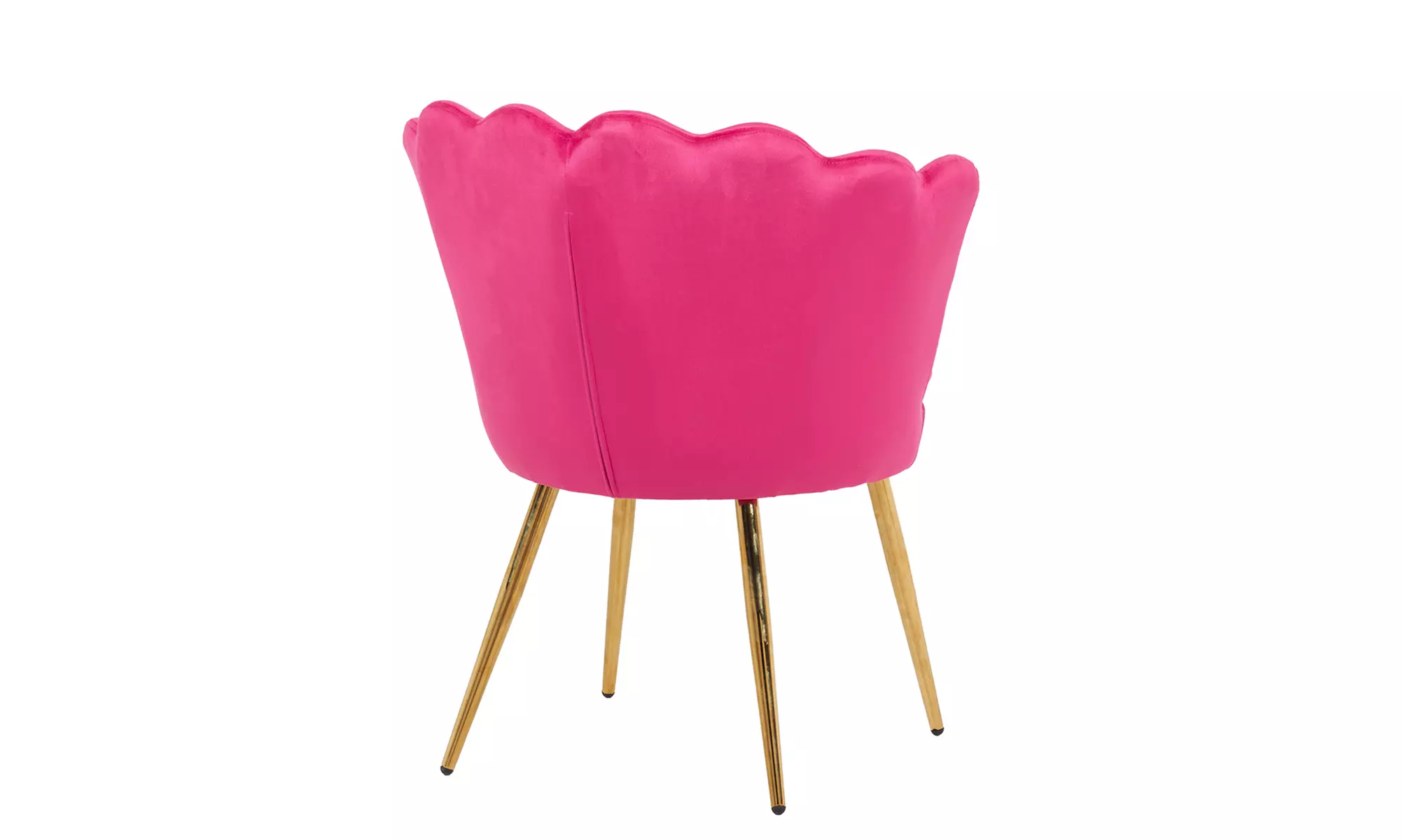 Silla con respaldo en forma de concha