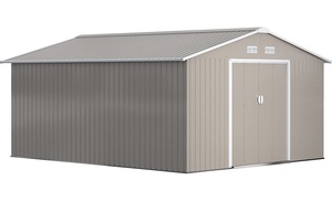 Outsunny Garden Metal Storage Shed