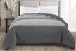 Colcha reversible de 250 x 250 cm para cama doble en suave tejido de franela Sherpa - Second Medium