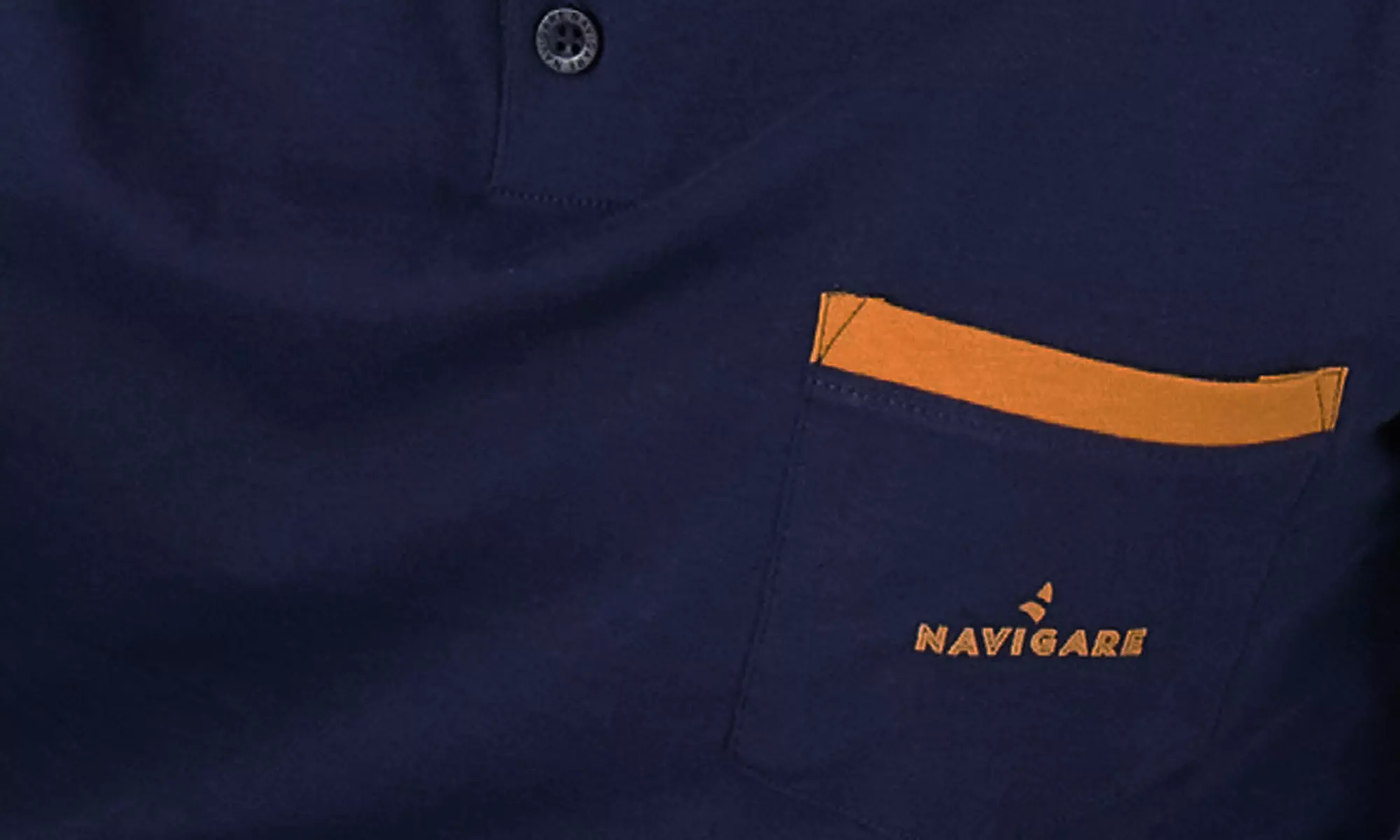 Navigare Herren-Pyjama aus Baumwolle