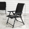 Image 9: Outsunny Set of 4 Folding Garden Chairs