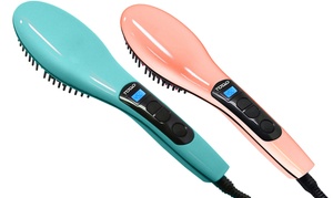 Ionic Ceramic Hair Straightener Brush