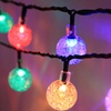 Image 9: 50 LED Multi-Coloured Solar Garden String Light-Multi-color/Warm/White