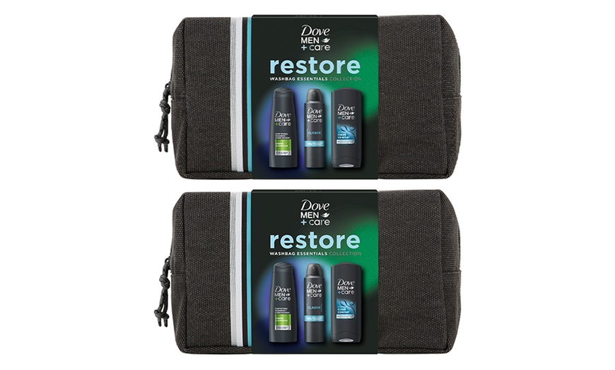 Image 6: Up to Four Dove Men+Care Restore Essential Three-Piece Gift Sets