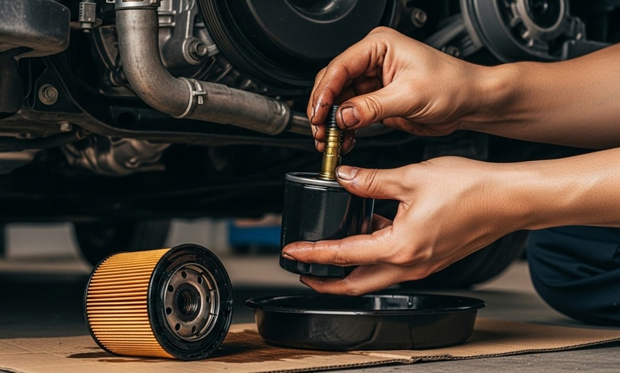 Image 4: Full Synthetic Oil Change, Filter Replacement, Tire Rotation, & More 