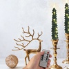 Image 5: 4-Pack of Christmas Tree Flameless Taper Candles with Remote Timer