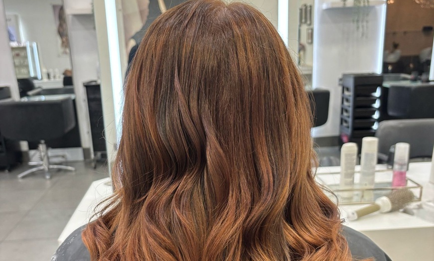 Image 1: Wash, Cut, and Style with Optional OLAPLEX Treatment, or/& Hair Mask