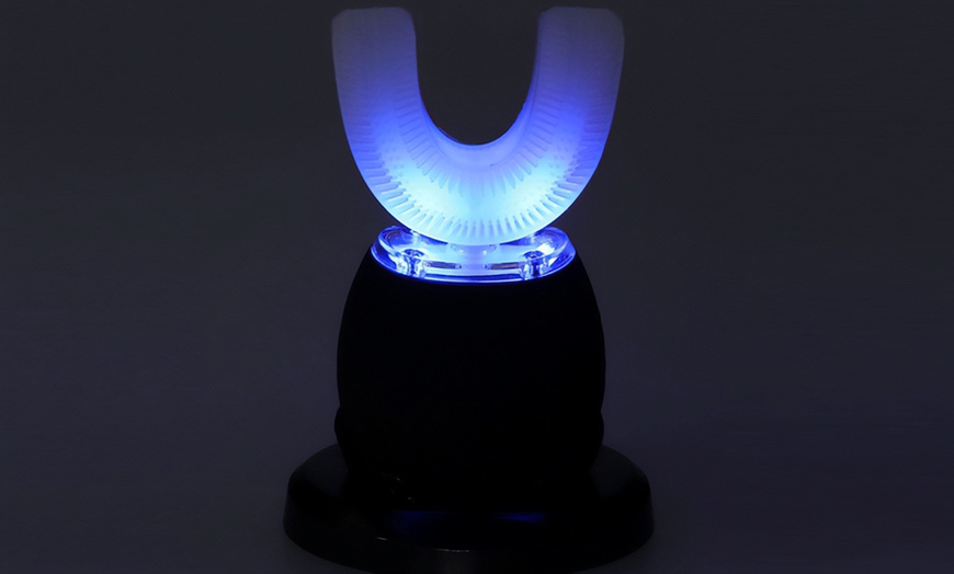 Image 1: Brosse à dents électrique en forme de U pour adultes  