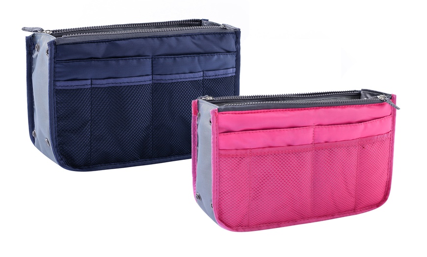 Image 10: 1 o 2 organizadores para bolso con múltiples compartimentos
