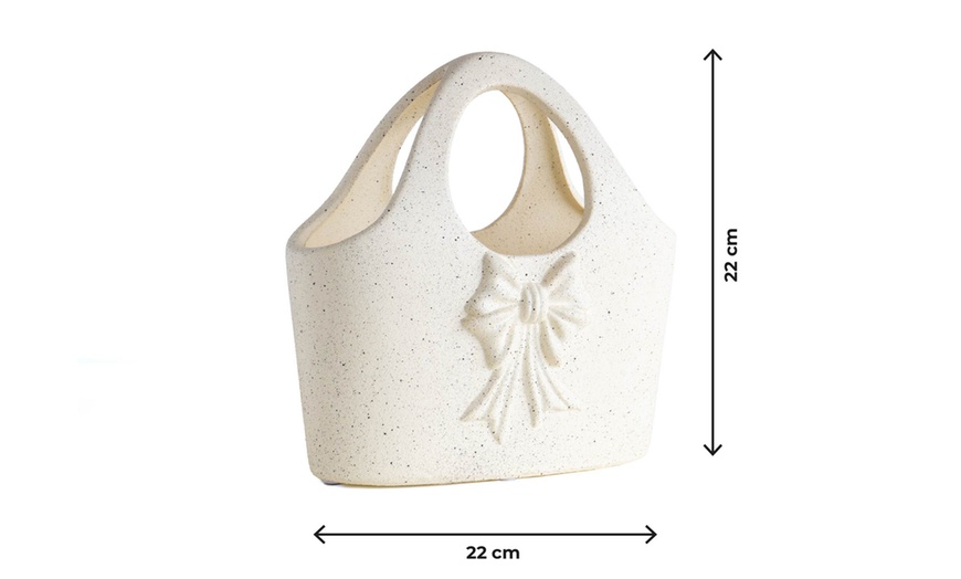 Image 19: Vaso decorativo in ceramica