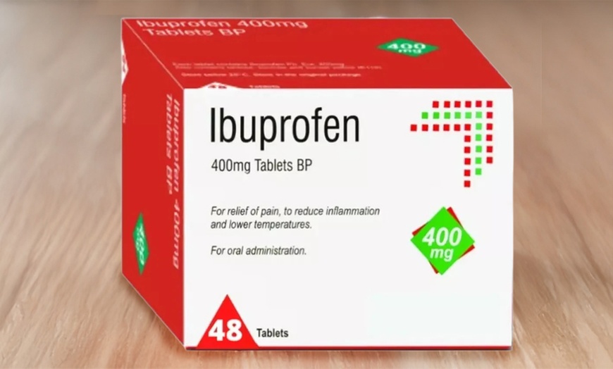 Image 1: 48-Pack of Ibuprofen 400mg Tablets