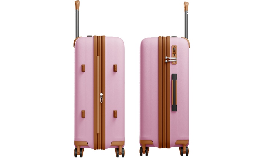 Image 28: 1 / 3x KONO Hartschalen-Reisekoffer mit TSA-Schloss