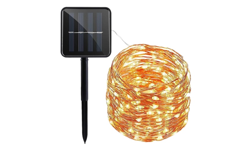 Image 14: Garden Solar Powered Fairy String Light