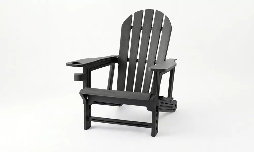One or Two Adirondack Garden Lounge Chairs with Drinks Holder