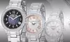 Stührling Original Women's Swiss Swarovski Crystal Dress Watch
