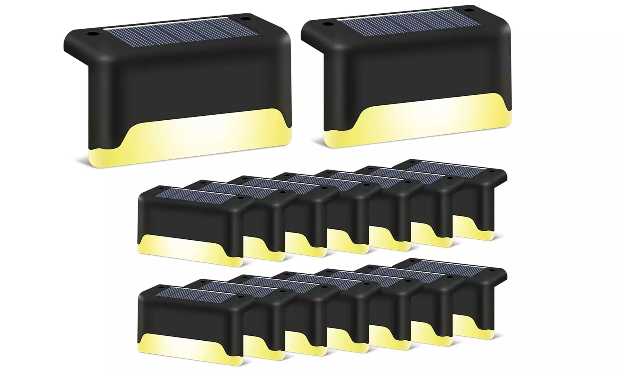 Solar Deck Lights Waterproof Led Solar Lamp for Outdoor Stairs Step Fences