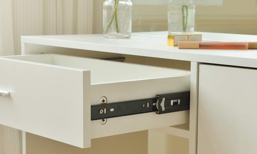 Image 4: Coiffeuse "Imani" avec miroir et éclairage LED Home Deluxe 