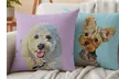 One Personalized Pet Portrait Pillow with a Lovely Pet Illustration from Justyling (78% Off) - Image 4