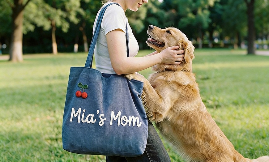 Image 12: Custom Tote Bag | Embroidered Tote Bag 
