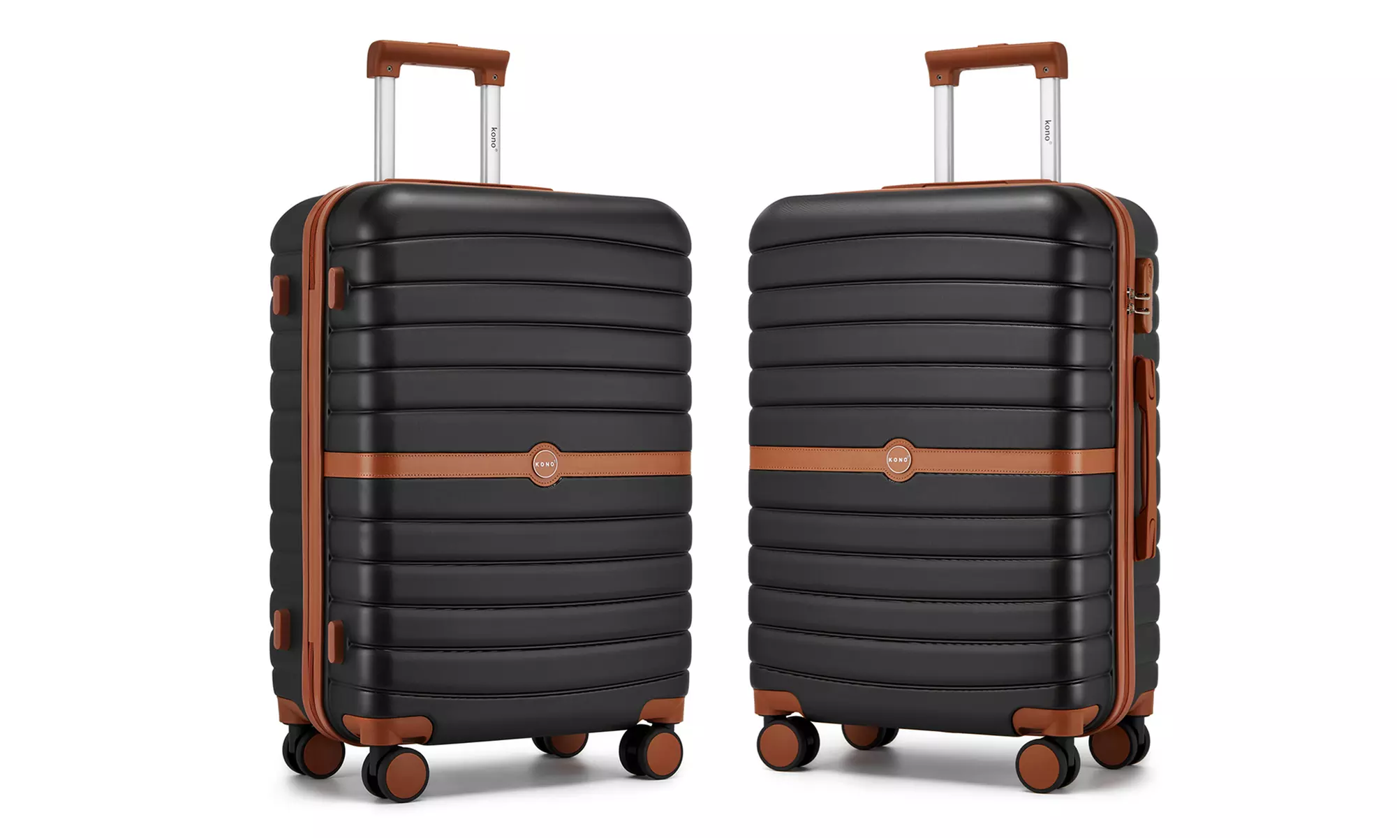 Kono Reisekoffer inkl. Reisetasche und Kulturbeutel