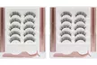 10 Pairs of Magnetic Eyelashes with 4 Tubes of Magnetic Eyeliner Kit - Second Medium