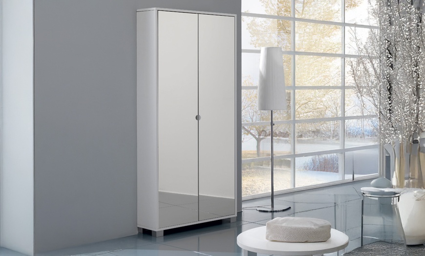 Image 1: Kast met 2 spiegeldeuren van het merk Sarmog