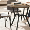 Image 3: Small Kitchen Table with Black Steel Legs, Dining Table